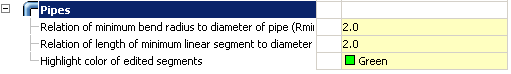 CAD software Design of pipelines for internal and external cone 1