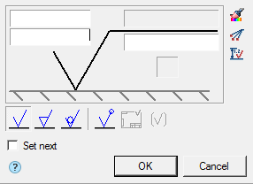 CAD software Designation of surface texture (old) 7