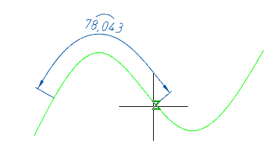 CAD software Offset dimension 10