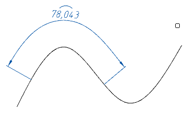 CAD drawing Offset dimension 11