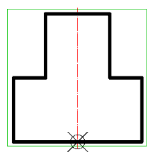 CAD drafting Suppression contour 9