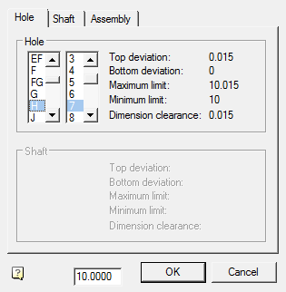 CAD drafting Technical parameters 33