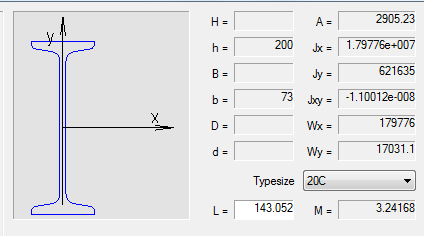 CAD software Static beam calculation 13