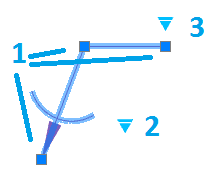CAD drawing Fixed joint 50
