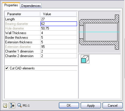 CAD software Properties 1