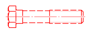 CAD drawing Override main lines 5