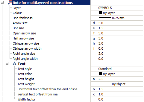 CAD drawing SETTINGS 77