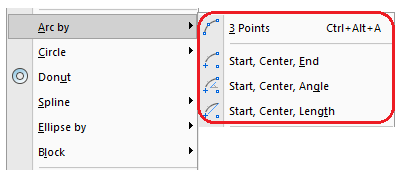 CAD software Interface. Main Menu 1