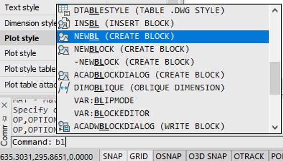 CAD drawing Command Line 2