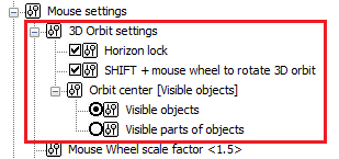 CAD drawing Free Orbit 11