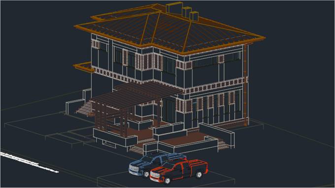 CAD drawing Visual Styles 2