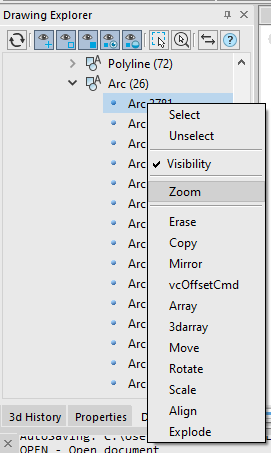 CAD drafting Drawing Explorer 12