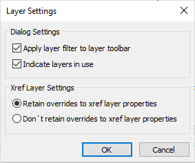 CAD software Layers Dialog Box 22