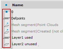 CAD drafting Layers Dialog Box 24