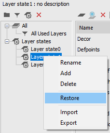 CAD drawing Layers Dialog Box 131