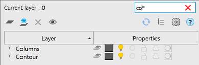 CAD drafting Layers Functional Bar 42