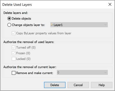 CAD drafting Layers Functional Bar 48