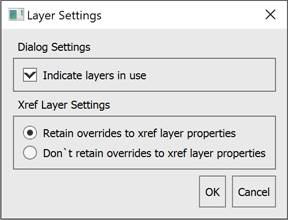 CAD drafting Layers Functional Bar 60