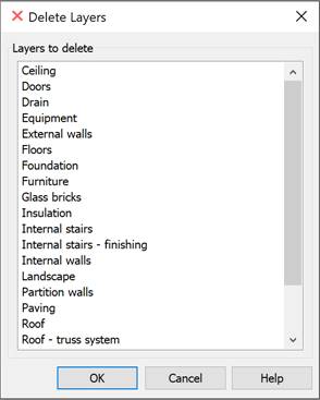 CAD drawing Delete Layer 5