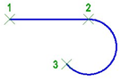 CAD drawing Polyline 8