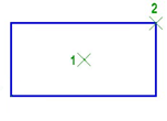 CAD drawing Rectangle by Two Points 29