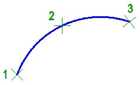 CAD drawing Arc by Three Points 8