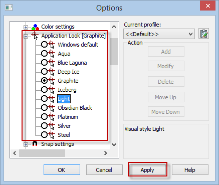 CAD drafting Application Look 0