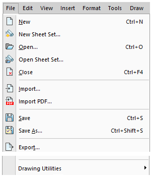 CAD drawing SETTINGS 32