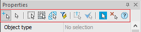 CAD drawing Selection of Objects Using the Properties Panel 8