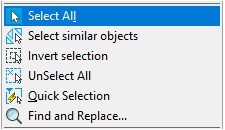 CAD drafting Selection of Objects Using the Properties Panel 18