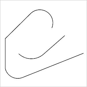 CAD drawing Edit Polyline Segments 2