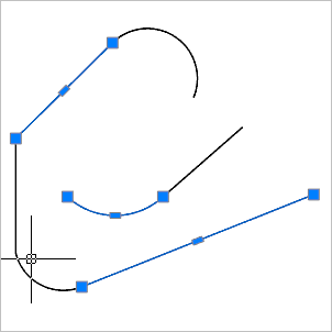 CAD drafting Edit Polyline Segments 3