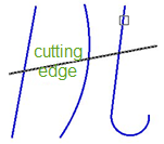 CAD drawing Trim Vectors 8