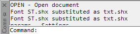 CAD drawing Opening a Document 14