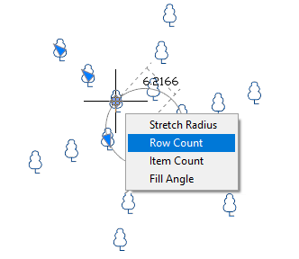 CAD drafting Polar Array 9