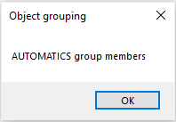 CAD drawing Object Grouping Dialog 17