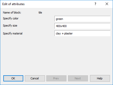 CAD drawing Editing Values of Attributes in a Block Reference 5