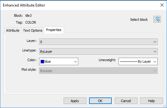 CAD drafting Editing Attributes of a Block Reference 9