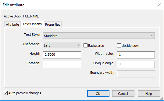 CAD drafting Block Attribute Manager 9