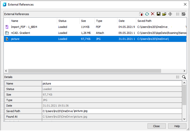 CAD software External References Control (Classic Version) 1