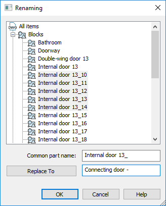 CAD drafting Renaming Named Objects 6