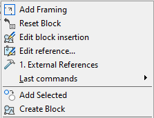 CAD drawing Setting of the Show Boundary for the Block or External Reference 5