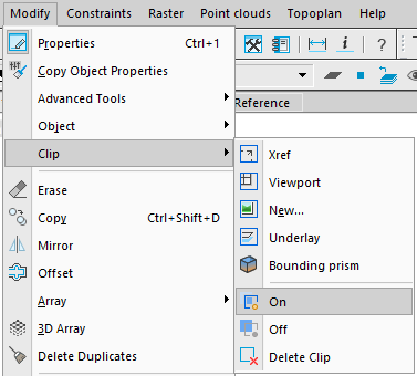 CAD drawing Setting Viewport Border for Underlay 8