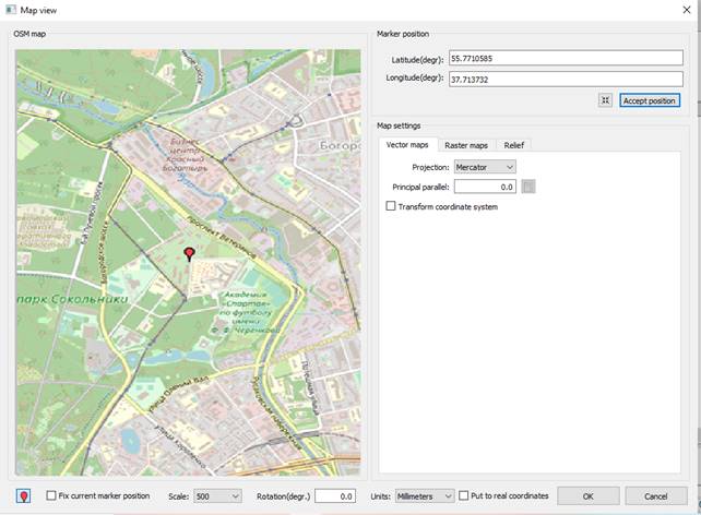 CAD software Insert Map Underlay 7