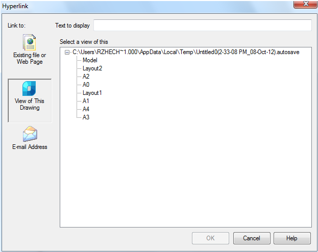 CAD drafting Hyperlinks 9