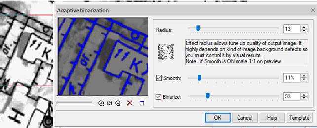 CAD drafting Adaptive Binarization 6