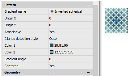 CAD drafting Gradient Fill 18