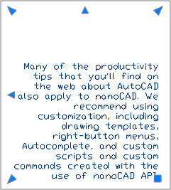 CAD software Justification of the Text Objects 16