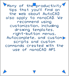 CAD software Justification of the Text Objects 28