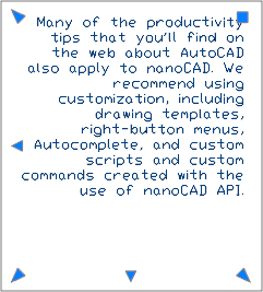 CAD drawing Justification of the Text Objects 32